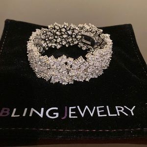 New cubic zirconia bridal bracelet